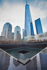 Image showing WTC Memorial Plaza, Manhattan, New York.