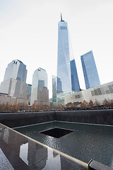 Image showing WTC Memorial Plaza, Manhattan, New York.