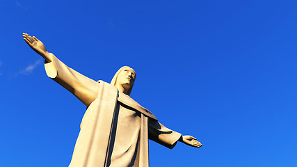 Image showing Christ the Redeemer statue in Ro de Janeiro 