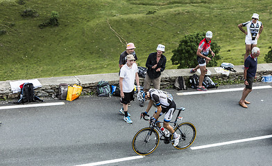 Image showing The Cyclist Tom Dumoulin on Col de Peyresourde - Tour de France 