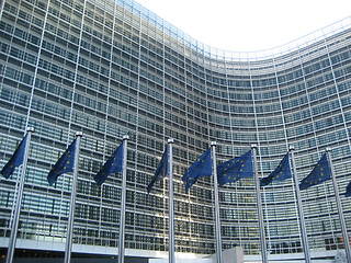 Image showing EU buildings in Brussels