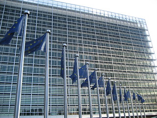 Image showing EU buildings in Brussels