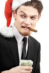 Image showing bad santa