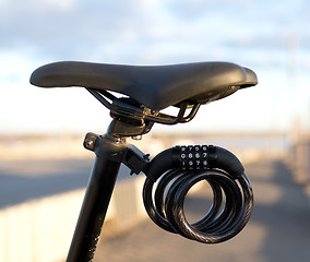 Image showing bicycle  lock