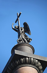 Image showing  angel with cross 