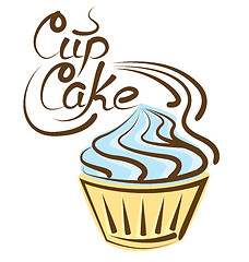 Image showing Vector Cupcake