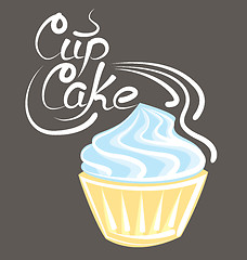 Image showing Vector Cupcake