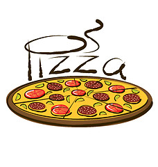 Image showing Vector Pizza