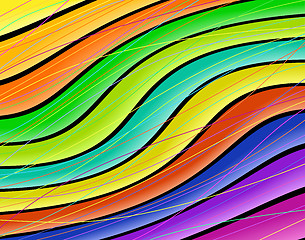 Image showing Color wave