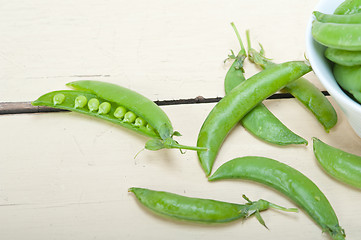 Image showing hearthy fresh green peas 