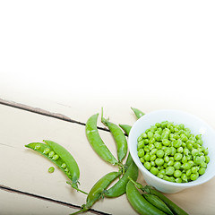 Image showing hearthy fresh green peas 