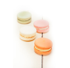 Image showing colorful french macaroons 