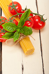 Image showing Italian basic pasta ingredients