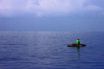 Image showing man in the sea