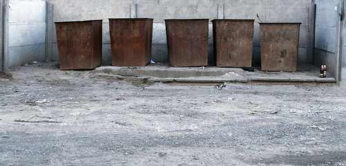 Image showing dustbins