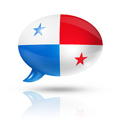 Image showing Panama flag speech bubble