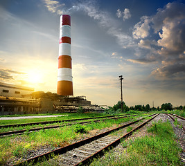 Image showing Railroad and tube