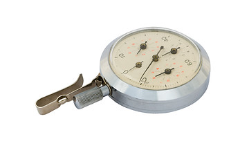 Image showing The antique mechanical pedometer