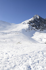 Image showing Mountains in winter