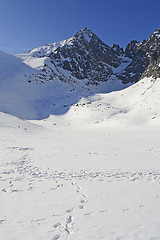 Image showing Mountains in winter