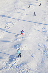 Image showing Downhill skiingd