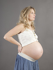 Image showing pregnant girl