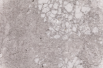 Image showing Close Up On Brittle Texture Of Exterior Plaster