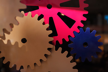 Image showing gears teamwork