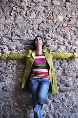 Image showing tourist woman in verona