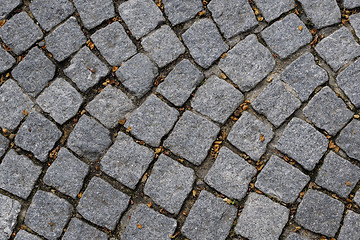 Image showing street with stone tiles