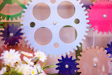 Image showing gears teamwork