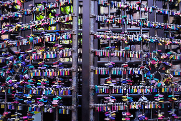 Image showing love locks