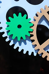 Image showing gears teamwork