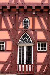 Image showing half-timbered houses in germany