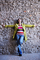 Image showing tourist woman in verona