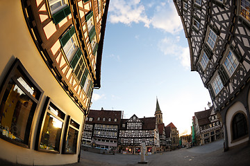 Image showing half-timbered houses in germany