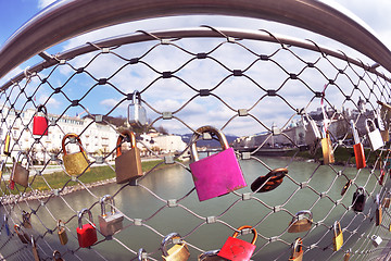 Image showing love locks