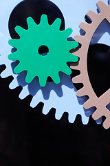 Image showing gears teamwork