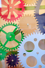 Image showing gears teamwork