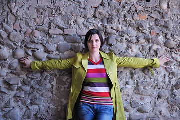 Image showing tourist woman in verona