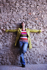 Image showing tourist woman in verona