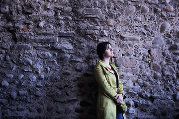 Image showing tourist woman in verona