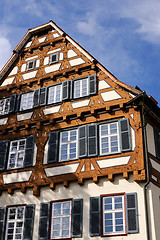 Image showing half-timbered houses in germany