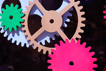 Image showing gears teamwork