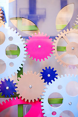 Image showing gears teamwork