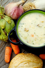 Image showing Artichoke Creamy Soup