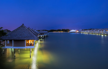 Image showing Water villas