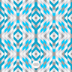 Image showing Seamless geometric background. Mosaic. Abstract vector Illustrat