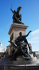 Image showing Statue of King Victor Emmanuel II in Venice