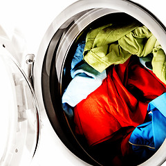 Image showing Clothes in laundry